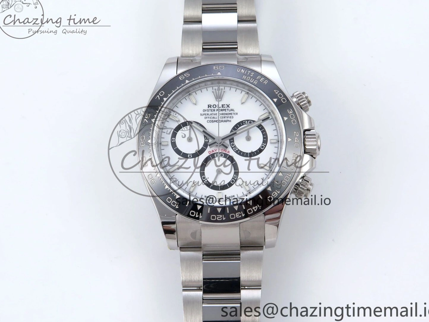 MiroTime 0428 Reliable Daytona 126500 QF+ 1:1 Best Edition 904L Steel White Dial on SS Bracelet SH 862